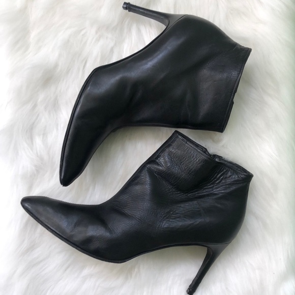 Yves Saint Laurent Women’s Black Thin Heels Size 9 W/ CoA - Picture 1 of 10